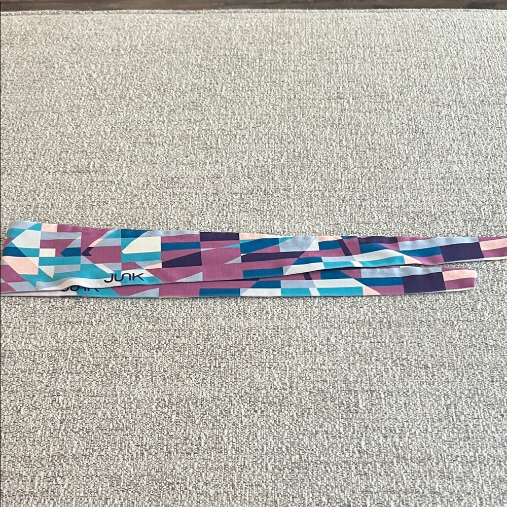 Junk Brands Geometric Patterned Flextie Headband
